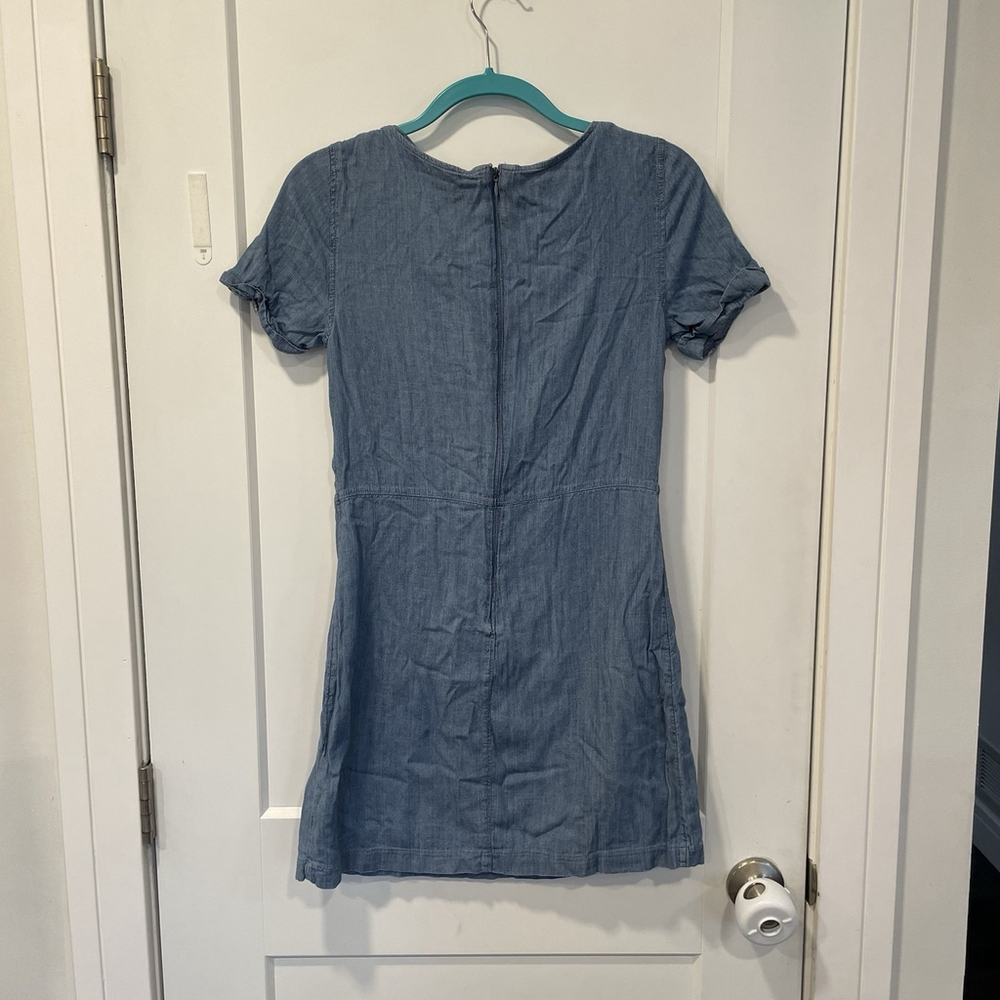 Hollister Denim Mini Dress - Size M Womens - Picture 3 of 10